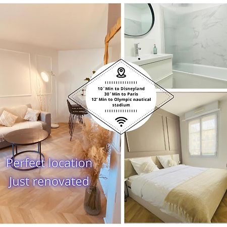 Top Location Apartment 10 Min Disneyland بوسي سان جورْج المظهر الخارجي الصورة
