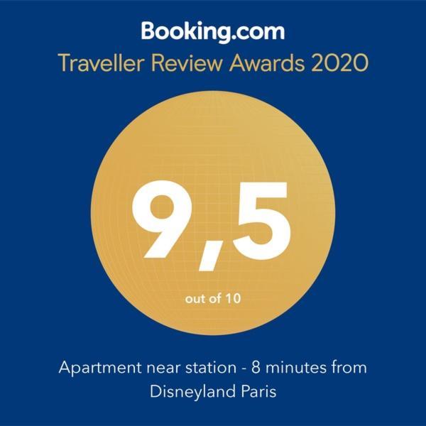 Top Location Apartment 10 Min Disneyland بوسي سان جورْج المظهر الخارجي الصورة